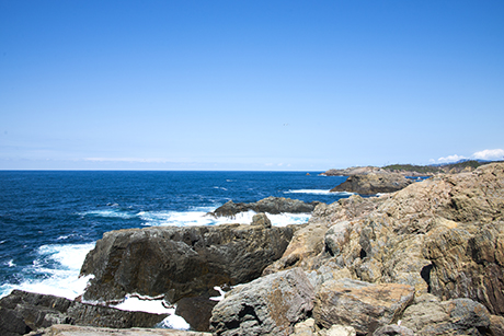 空と海のフリー写真素材1