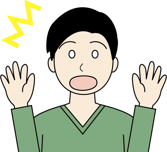 若い男性(私服)のシンプルな人物イラスト10