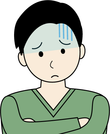 若い男性(私服)のシンプルな人物イラスト12