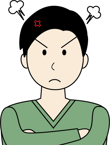 若い男性(私服)のシンプルな人物イラスト13