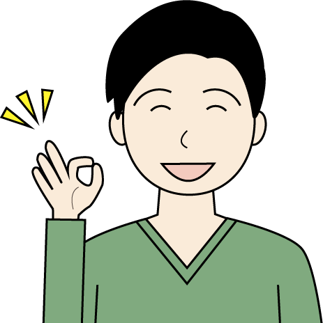 若い男性(私服)のシンプルな人物イラスト6