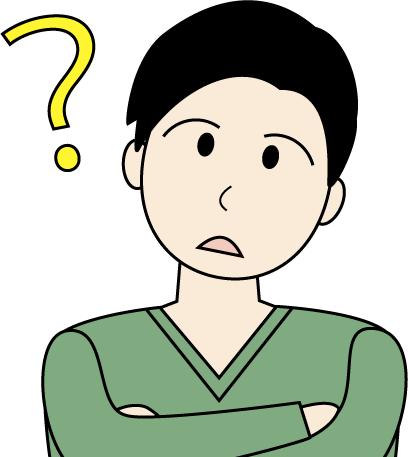 若い男性(私服)のシンプルな人物イラスト9