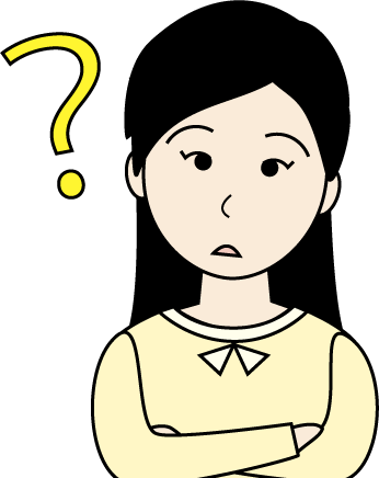 若い女性（私服）のシンプルな人物イラスト9