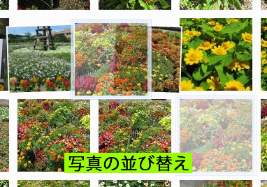 SkyDrive の写真を並び替え