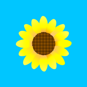 ヒマワリの無料背景画像