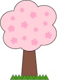 桜の木の無料イラスト1