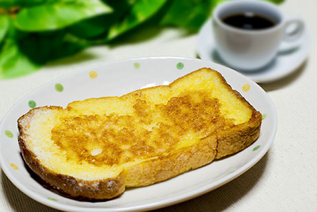 フレンチトーストのフリー写真素材1