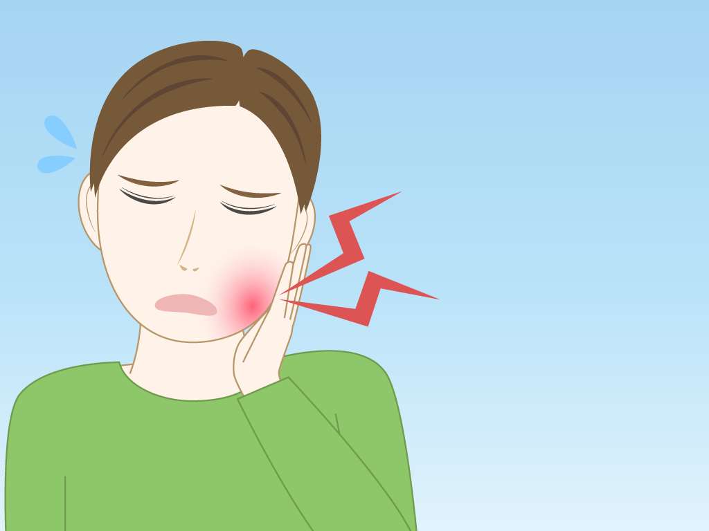 歯が痛い男性のフリー素材5