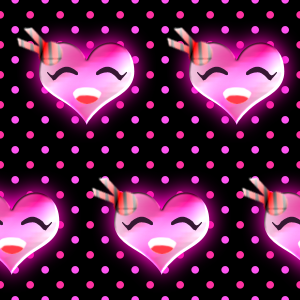 笑顔のハートの無料背景画像