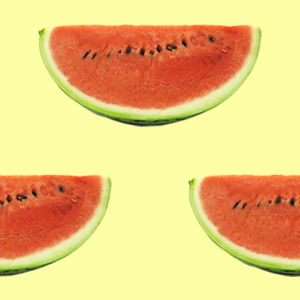 スイカ（黄色）の無料背景画像