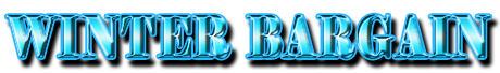 フリー素材「WINTER BARGAIN」パターン7