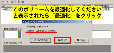 このボリュームを最適化してください