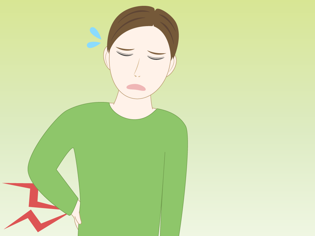 腰が痛い男性のフリー素材4