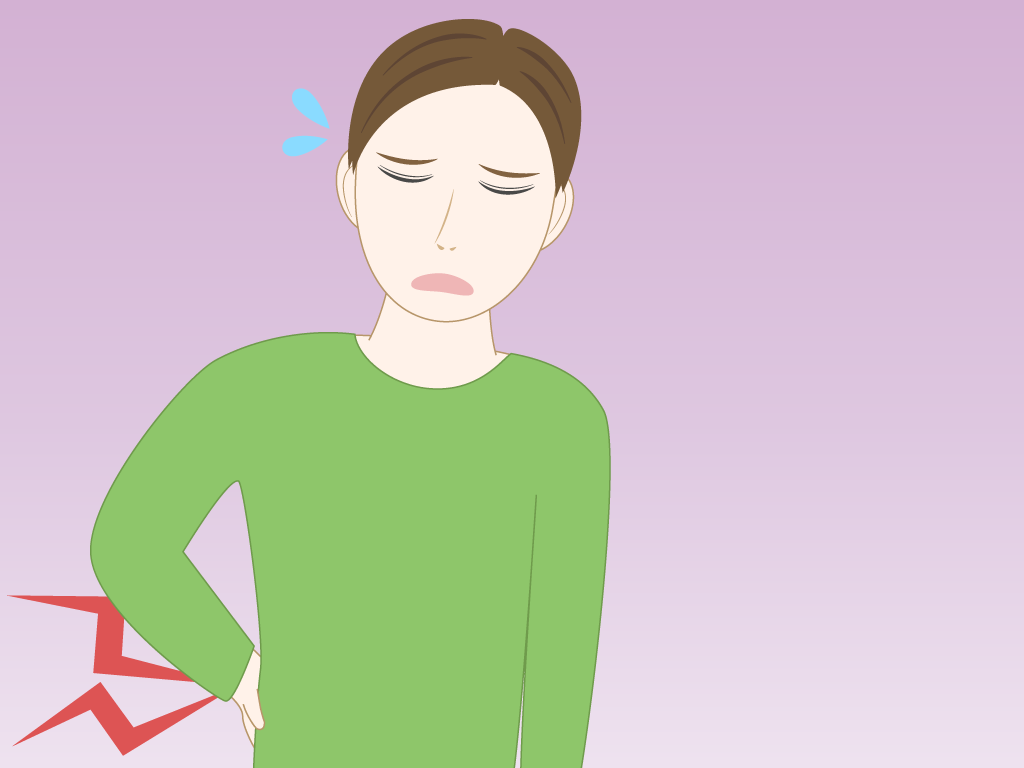 腰が痛い男性のフリー素材7